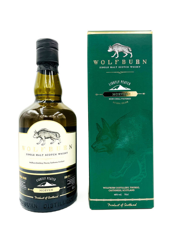 Wolfburn Morven - Ex bourbon oak - Lightly Peated
