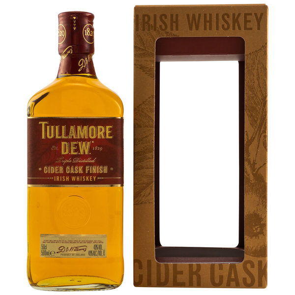 Tullamore D.E.W. - Cider Cask Finish - Triple Distilled Blended Irish Whiskey