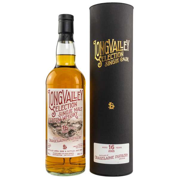 Craigellachie 2005/2021 - 16 y.o. - 1st Fill Ex-Sherry Butt - #2 - LongValley Selection