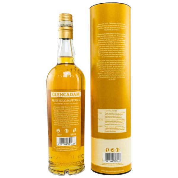 Glencadam 13 y.o. Réserve de Sauternes – Limited Edition - Highland Single Malt Scotch Whisky