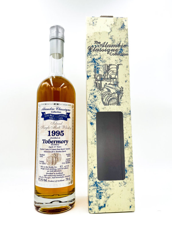 Tobermory 1995/2022 27 Jahre - Bourbon Barrel + Enmore Rum Barrel 22021 - Alambic Classique (AC)