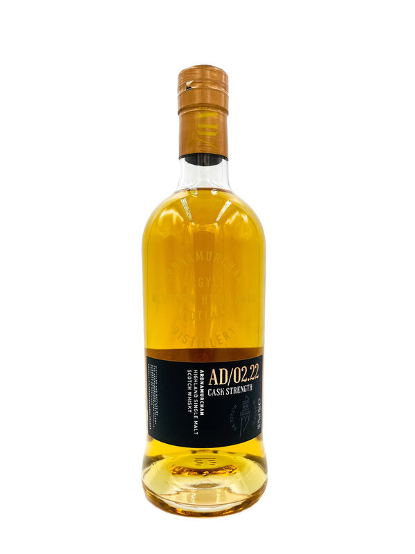 Ardnamurchan AD / 02.22 - Cask Strength - Official Bottling peated - 58,7% vol.