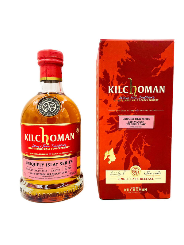 Kilchoman 2013/2022 - An T-Earrach #9 - Unique Islay - Red Wine STR Finish - Cask 744/2013
