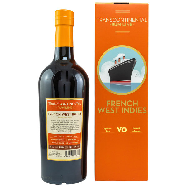 French West Indies V.O. - 3 Jahre - Transcontinentel Rum Line