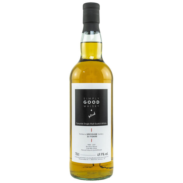 Speyside 23 Jahre 1998/2021 - Simply Good Whisky - by Kirsch