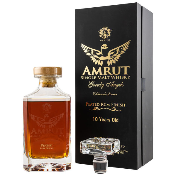 Amrut 10 y.o. Greedy Angels - Chairman's Reserve - Peated Rum Finish (2019)