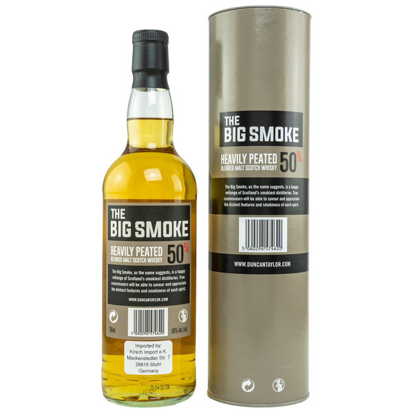 The Big Smoke – Heavily Peated Blended Malt Scotch Whisky -  Duncan Taylor (DT)