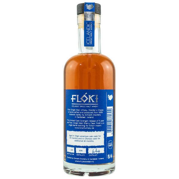 Flóki 2016/2022 - Distiller’s Choice - Oloroso Sherry Cask (Finish) - Cask 397