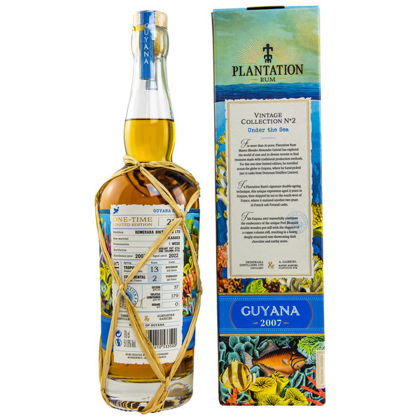 Plantation Rum 2007/2022 Guyana - One Time Limited Edition