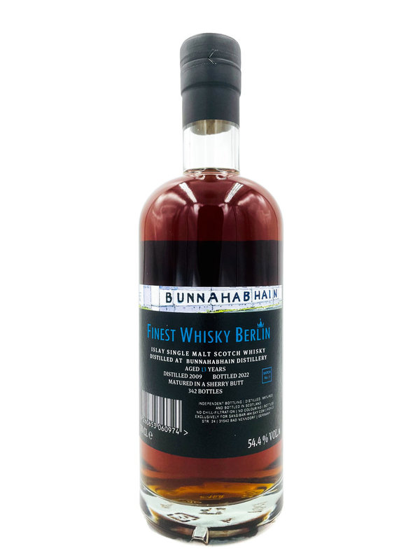 Bunnahabhain 2009/2022 - Sansibar - Sherry Butt - Finest Whisky Berlin - Batch #11