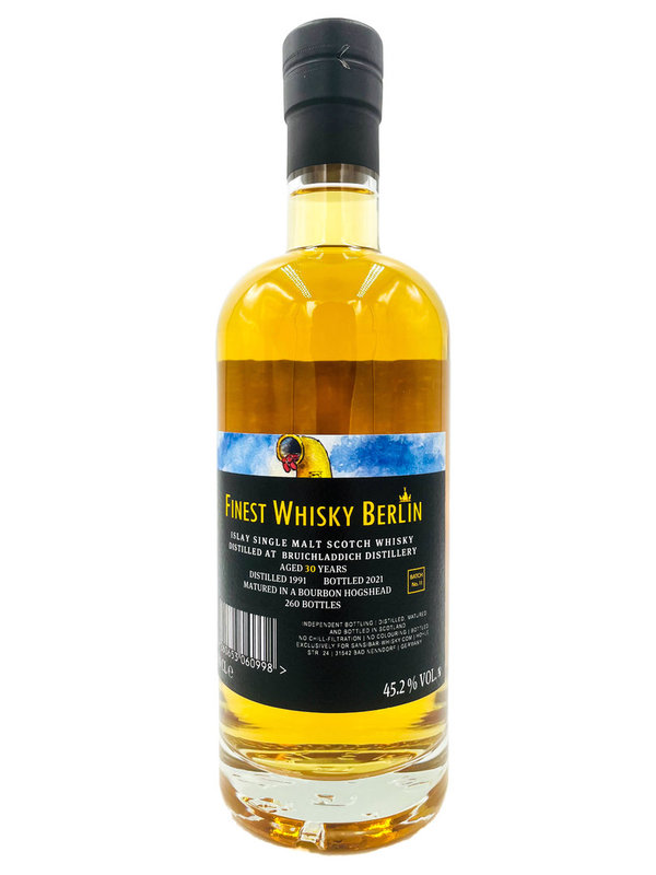 Bruichladdich 1991/2021 - Sansibar - Bourbon Hogshead - Finest Whisky Berlin - Batch #11