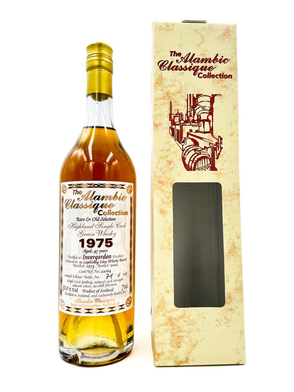 Invergordon 1975/2022 47 Jahre - Ex-Laphroaig Islay Whisky Barrel 22064 - Alambic Classique (AC)