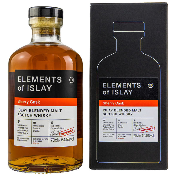 Elements of Islay Sherry Cask - First Fill & Refill Sherry Butts & Hogsheads