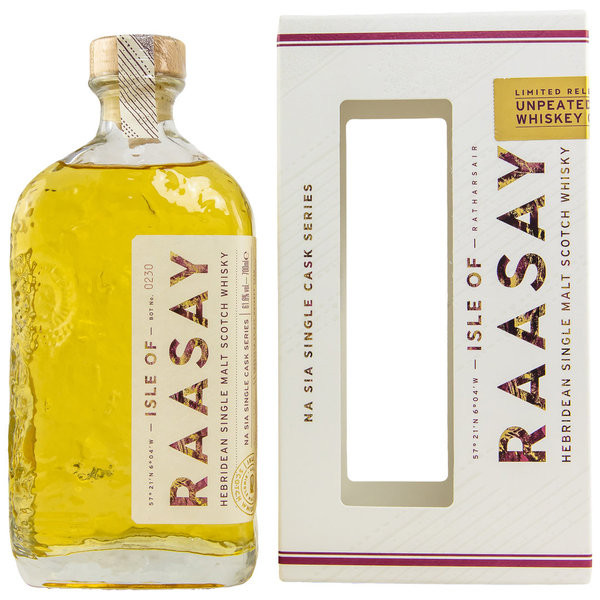 Isle of Raasay UnPeated 2019/2022 - First Fill Rye Whiskey Cask 19/245 - Na Sia Single Cask Serie
