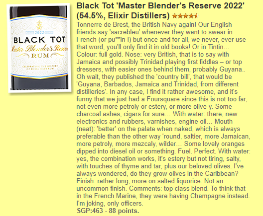 Black Tot - Master Blender´s Reserve - Edition 2022