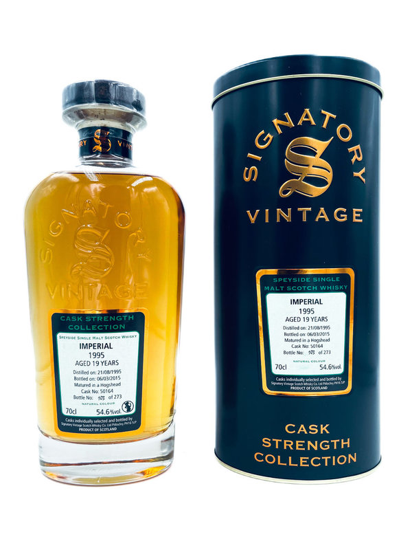 Imperial 1995/2015 - Signatory Vintage - Cask Strength Collection - Hogshead 50164