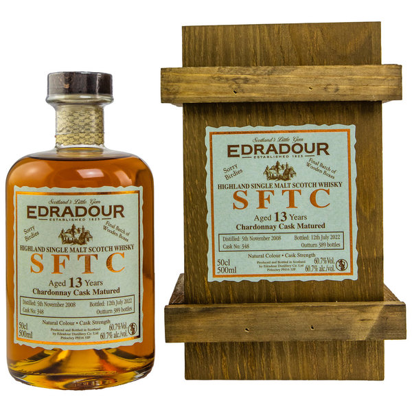 Edradour 2010/2022 - 12y.o. - Straight from the Cask - Chardonnay Cask 348