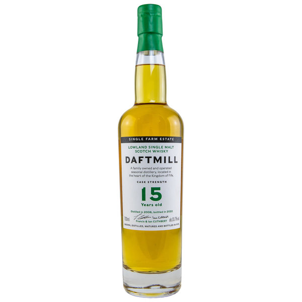 Daftmill 15 y.o. - Lowland Single Malt Scotch Whisky - Cask Strength