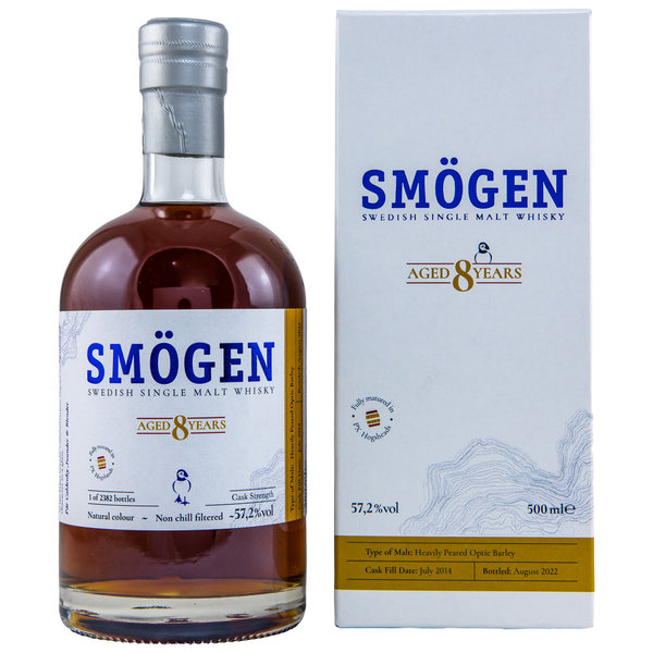Smögen 8 y.o. – PX Hogsheads – Heavily Peated - Swedish Single Malt Whisky