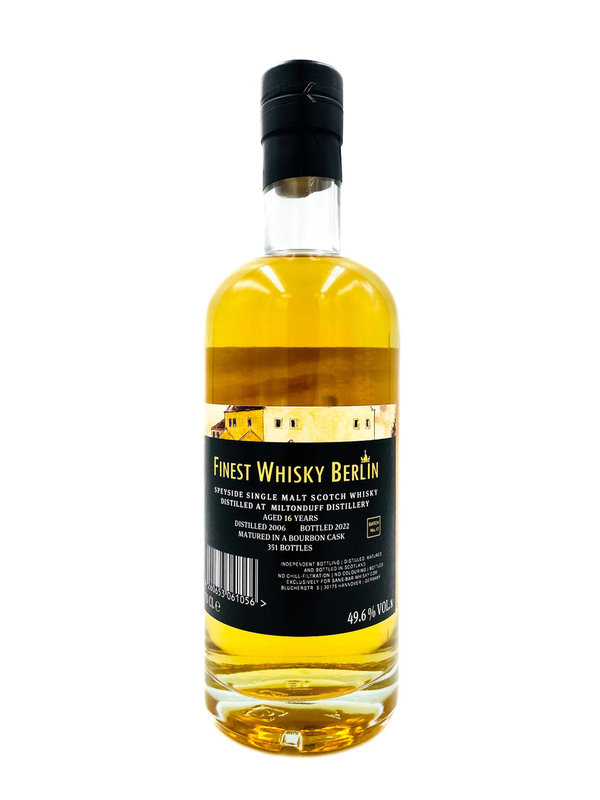 Miltonduff 2006/2022 - Sansibar - Bourbon Cask - Finest Whisky Berlin - Batch #12
