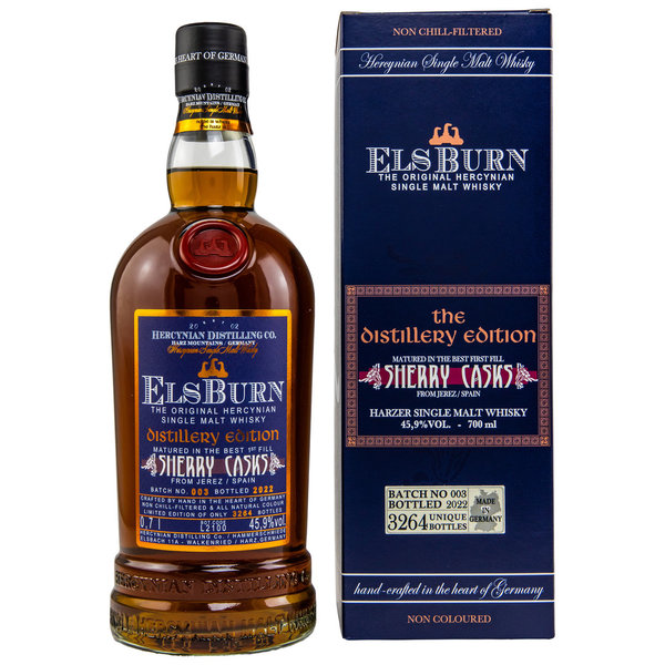 ElsBurn Distillery Edition - Batch 003 2022 - First Fill Sherry Casks