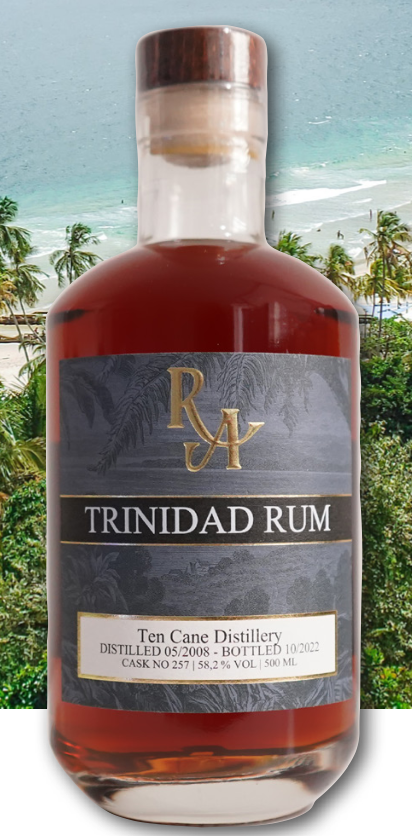 Ten Cane Distillery - 2008/2022 - 14 Jahre - Trinidad Rum - Rum Artesanal - Single Cask #257