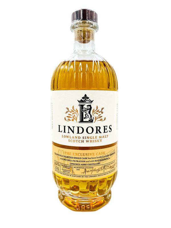 Lindores Abbey 2018/2022 - Bourbon ASB / Old Forester - Single Cask #18/0238 - The Exclusive Cask