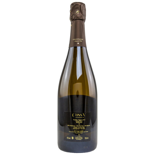 Vieilles Vignes 2015 - Extra Brut Champagne Cossy