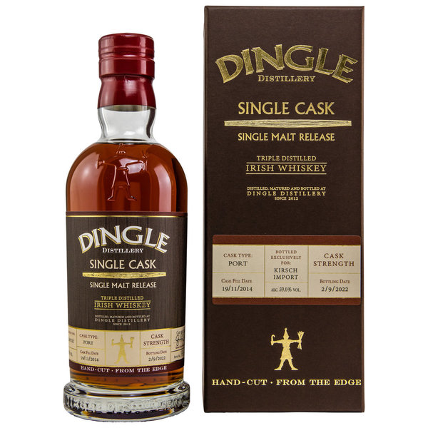 Dingle Distillery 2014/2022 - Port Single Cask - Triple Distilled Irish Whiskey
