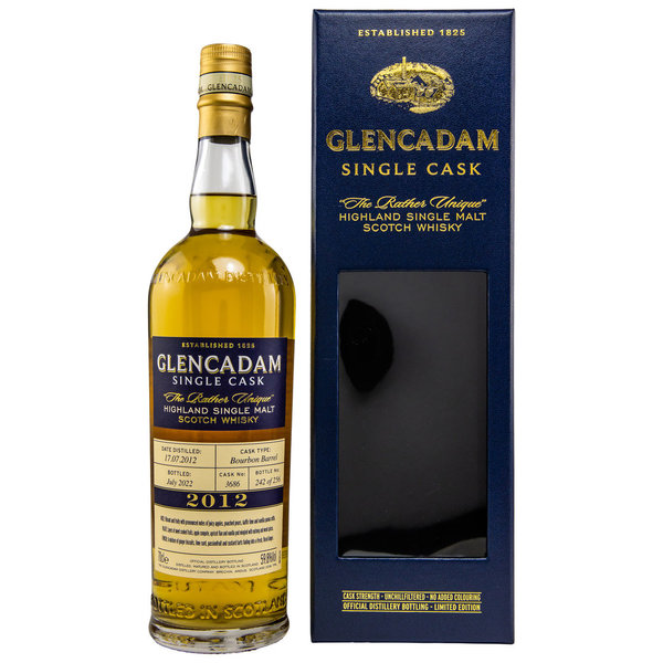 Glencadam 2012/2022 - 10 Jahre - First Fill Bourbon Cask 3686