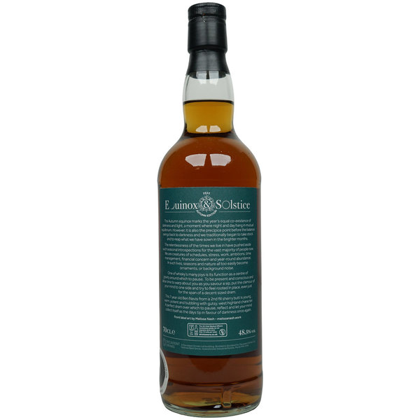 Ben Nevis 2014/2022 - 2nd Fill Sherry Butt - Equinox & Solstice Autumn Edition - WhiskySponge (WSP)