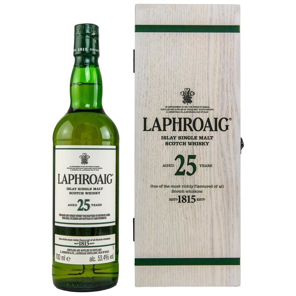 Laphroaig Cask Strength 25 Jahre - Edition 2022 - ex-Bourbon & Oloroso sherry