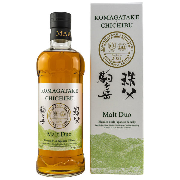 Mars Whisky Malt Duo 2015/2021 - Komagatake x Chichibu - Blended Malt Japanese Whisky