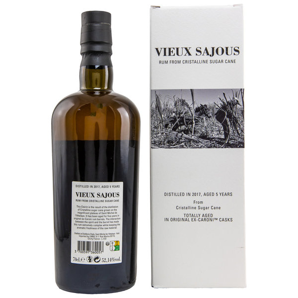 Vieux Sajous Rum 2017/2022 - 5 y.o. - Caroni Rum Casks - Pure Cane Juice Rum