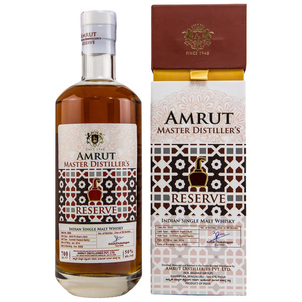 Amrut 2014/2022 - 8 y.o. - Master Distillers Reserve Refill PX #3505