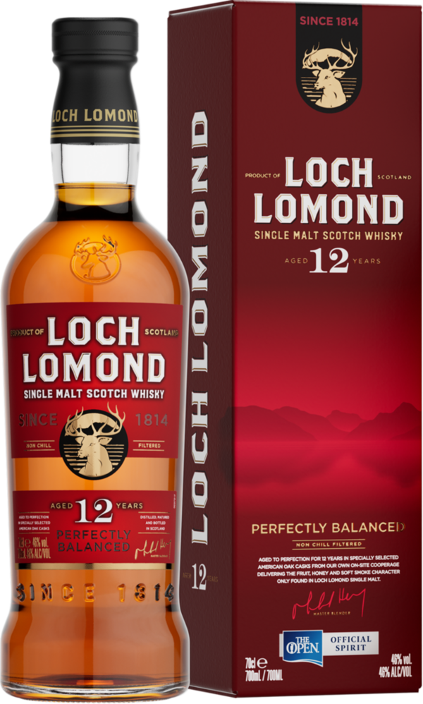Loch Lomond 12 Jahre - Perfectly Balanced - 100 % American Oak – Bourbon, Refill and Re-charred