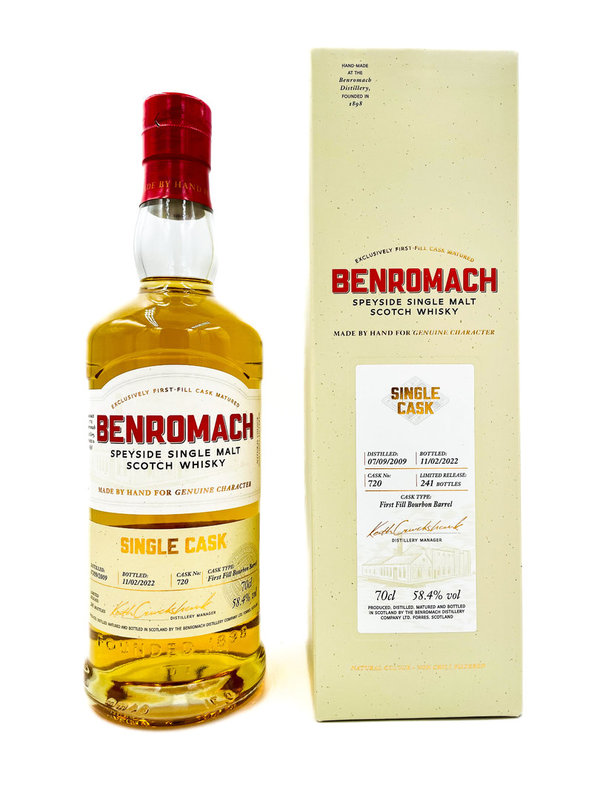 Benromach 2009/2022 - 12 Jahre - First Fill Bourbon Barrel 720