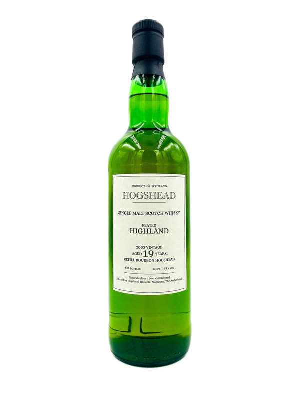 Secret Highland Malt (Peated) 2003/2023 - 19 Jahre - Refill Bourbon Hogshead - Hogshead Imports