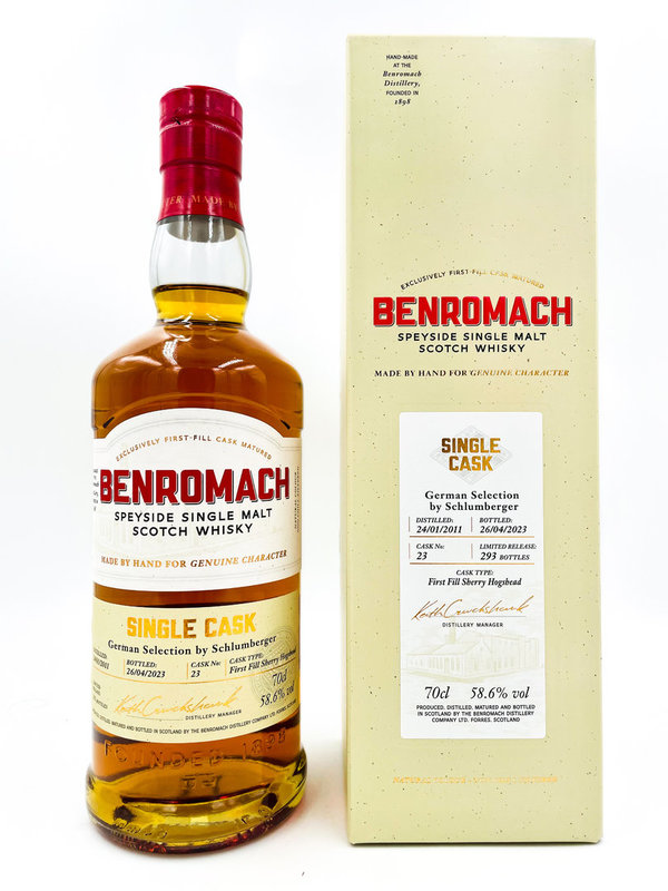 Benromach 2011/2023 - 12 Jahre - 1st Fill Sherry Single Cask #23