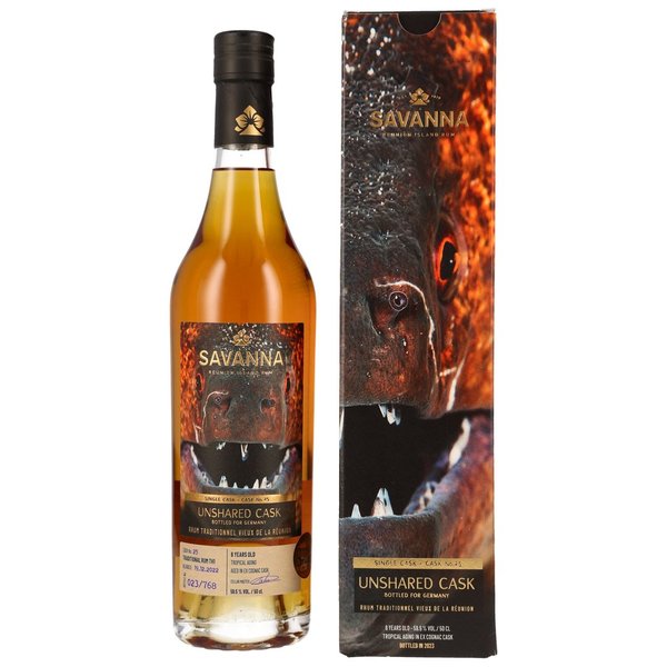 Savanna 6 y.o.- Unshared Cognac Cask #25 - Rhum Traditionnel Vieux de la Reúnion - Germany only