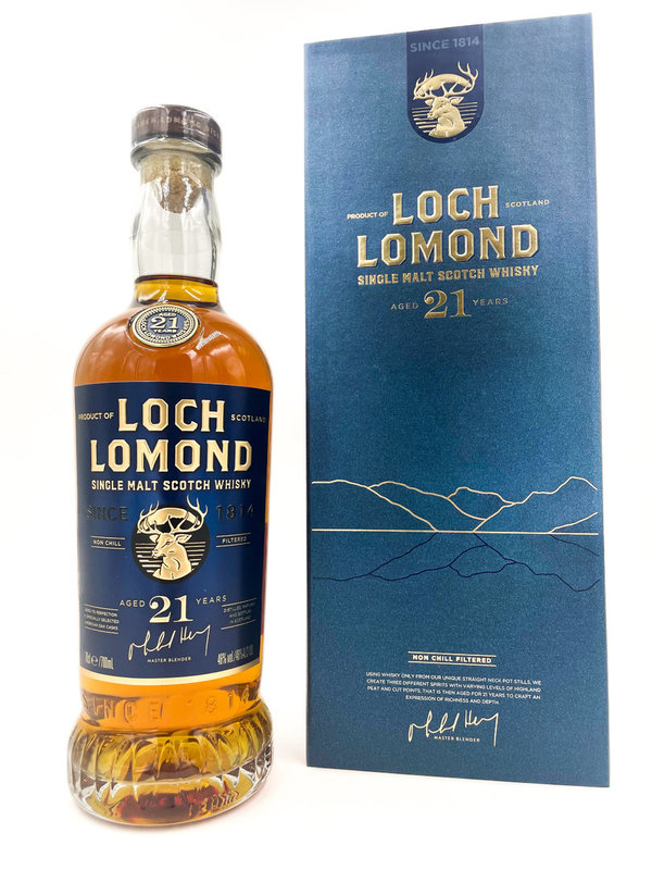 Loch Lomond 21 Jahre - 100 % American Oak – neue Ausstattung