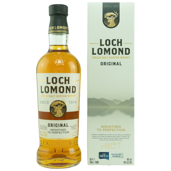 Loch Lomond Original Single Malt - 100 % American Oak - Bourbon, Refill and Re-charred