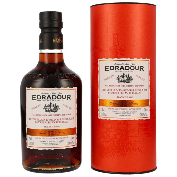 Edradour 2011/2023 - 12 Jahre - First & Second Fill Oloroso Sherry Butts - 201,214/5,219/20, 222,230