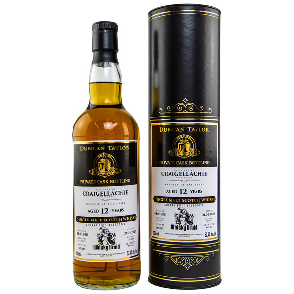 Craigellachie 2011/2023 - 12 y.o. - #75900022 - (Duncan Taylor) - Whisky Druid