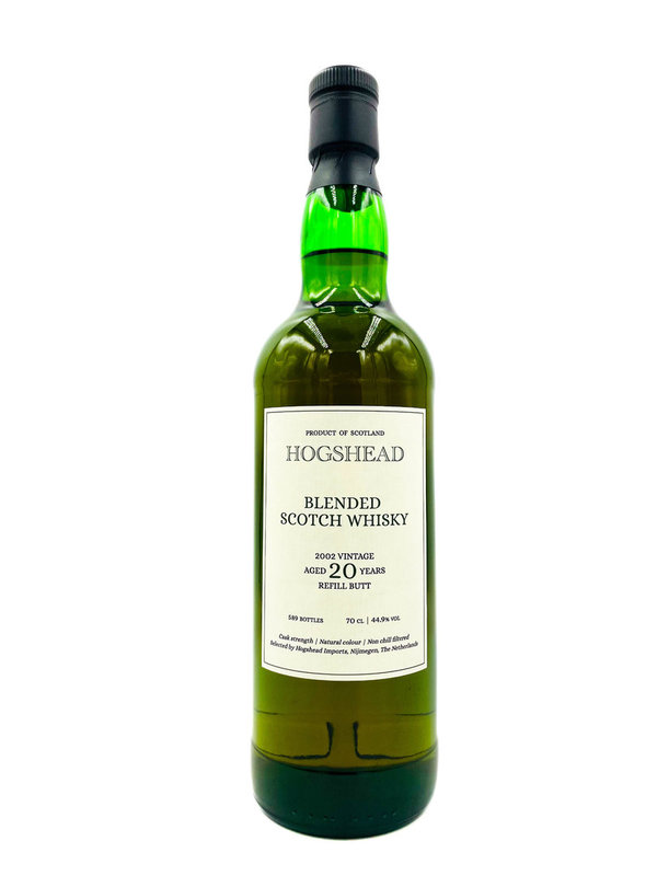 Blended Scotch Whisky 2002/2023 - 20 Jahre - Refill Sherry Butt -  Hogshead Imports