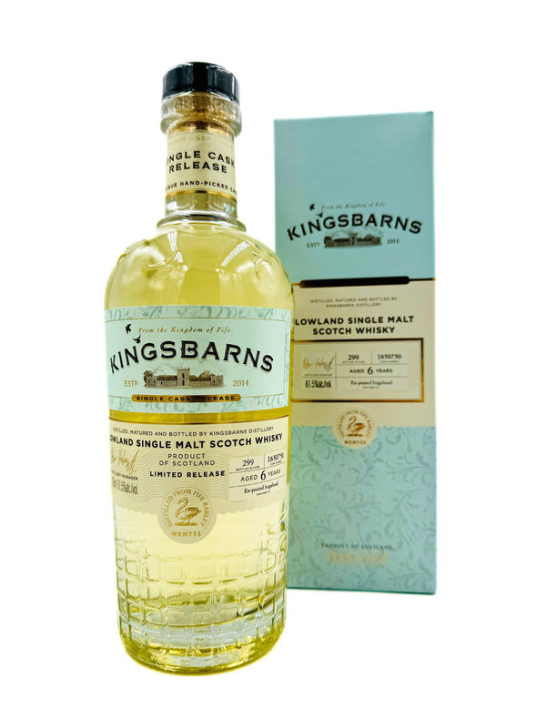 Kingsbarns 6 Jahre - Ex Peated Single Cask 1650750 - Selected exclusively for Germany